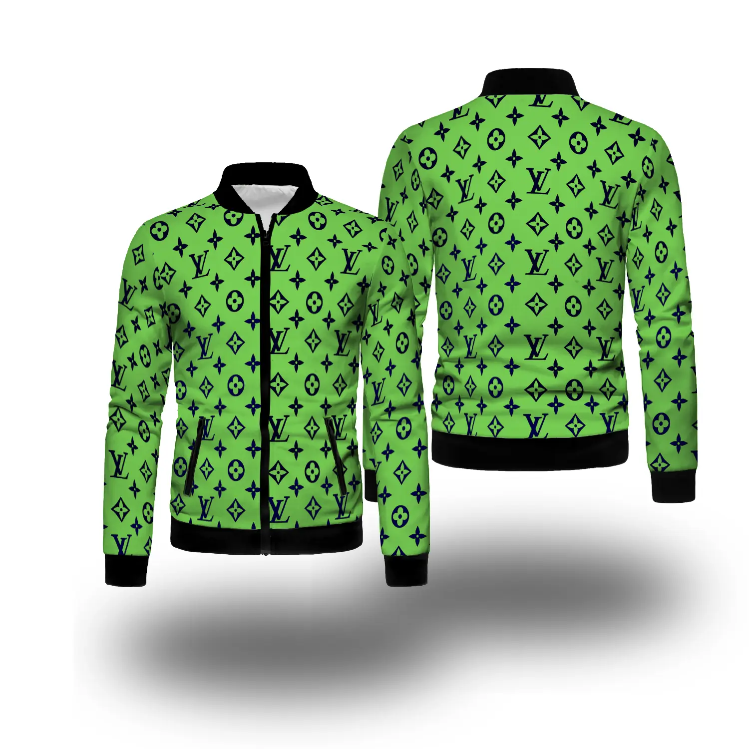 Louis vuitton varsity zipper tracksuit jacket hot trend 1010